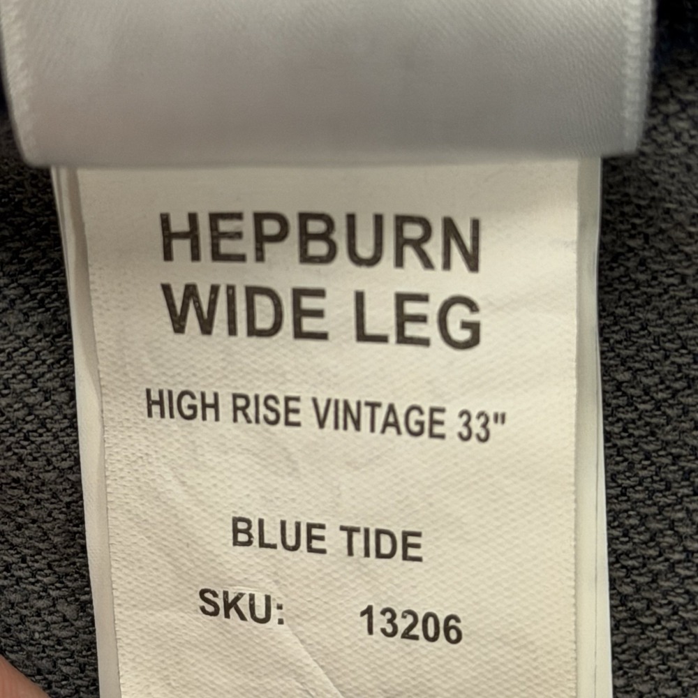 DL1961 Women's Size 27 Hepburn Wide Leg Y2K Style High Rise Vintage Denim Jeans - Picture 8 of 11